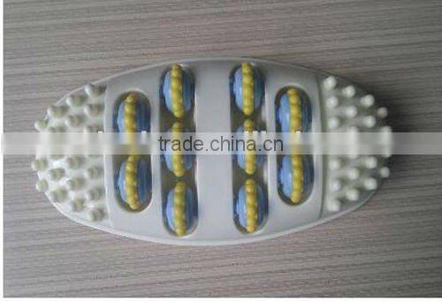 oval ten roller plastic foot massager