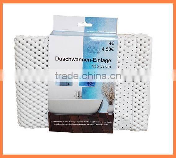 PVC Foam Bath Mat with Suction