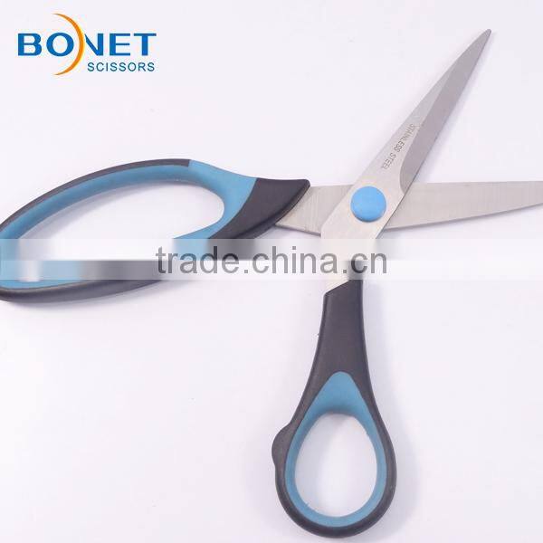 S36009 LFGB qualified 7-3/8" Stainless Steel Dressmaker/Tailor/Needlework Scissor in Double Injection Handle