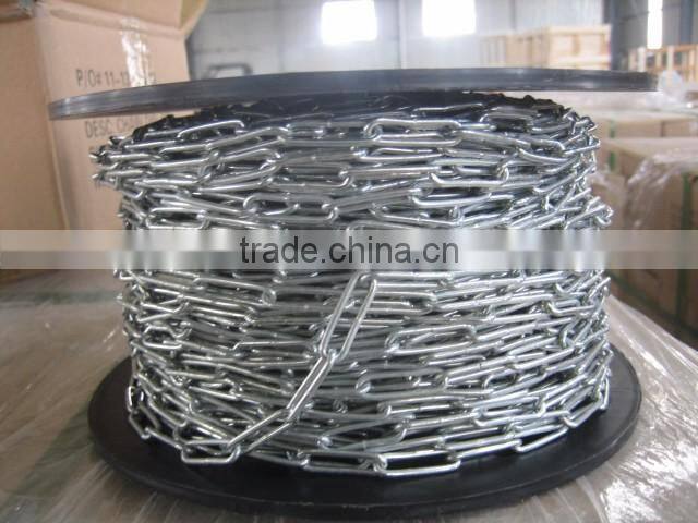 DIN763 long chain,welded link chain