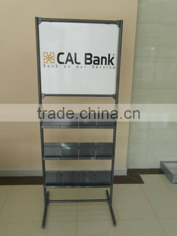 Detachable Bank Display Stand For Magazine ,books,flyer....