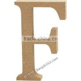 wooden MDF Letter F, alphabet letter