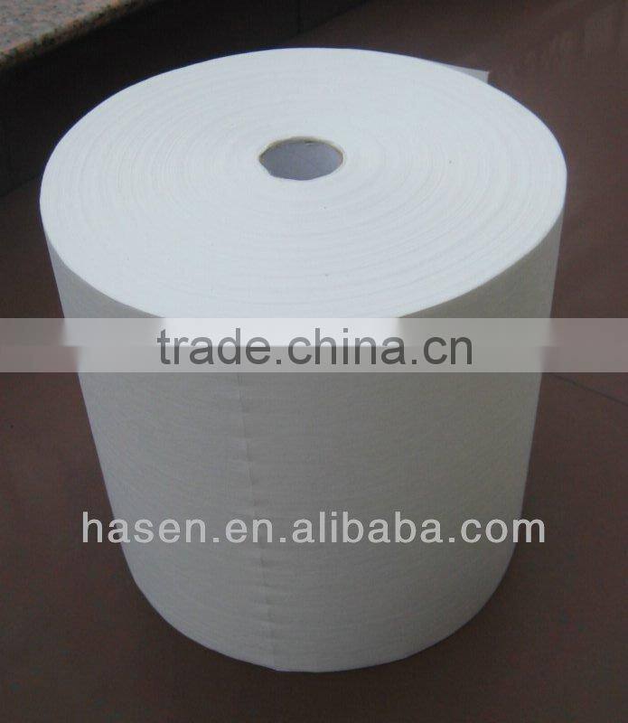 China manufacturer Durable high quality wood pulp spunlace nonwoven jumbo roll