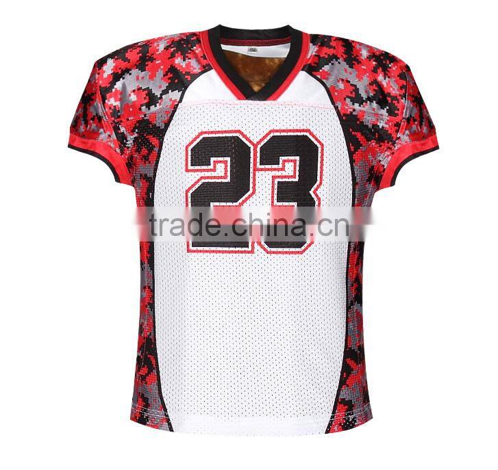 Custom camo football jerseys, Sublimated American Football Jersey, Custom Designed American Football Jersey