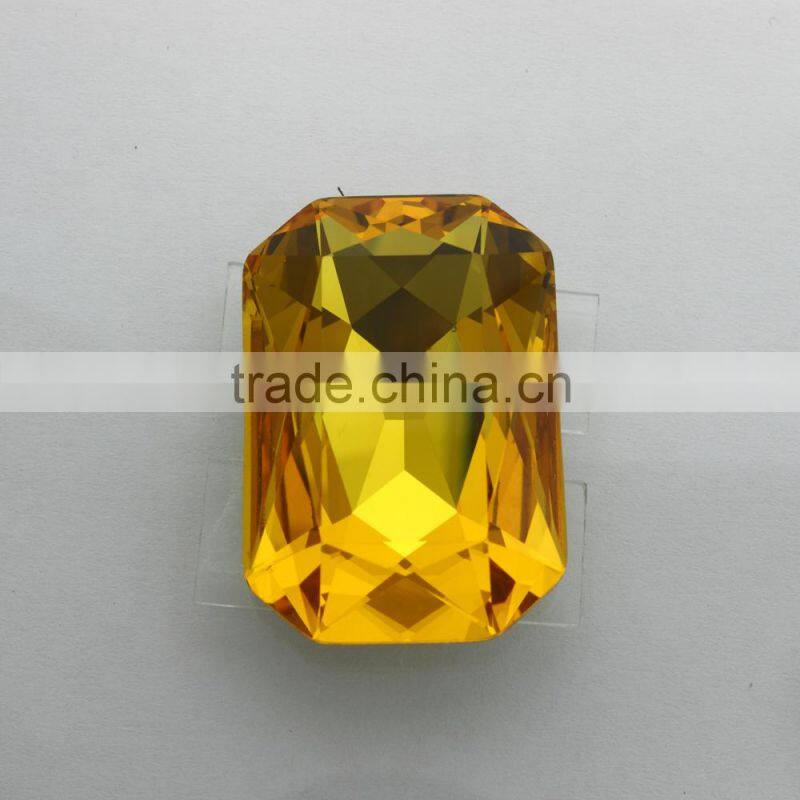 lead free pointed back decortive yiwu crystal jewelry