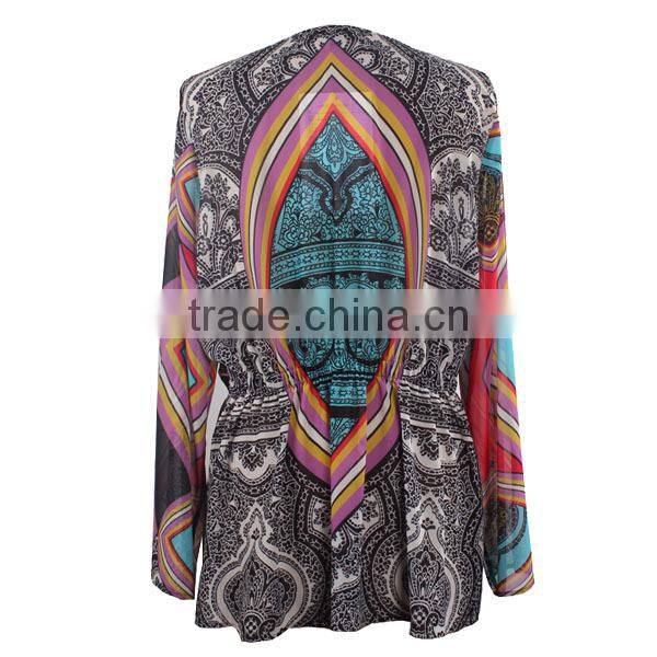 Most comfortable long sleeve new designed ladies cotton tunics