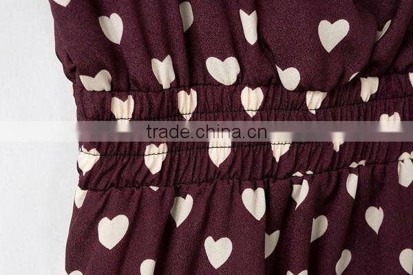 HD-D140 hot design elegant fashion dotted women dress/casual ladies dress