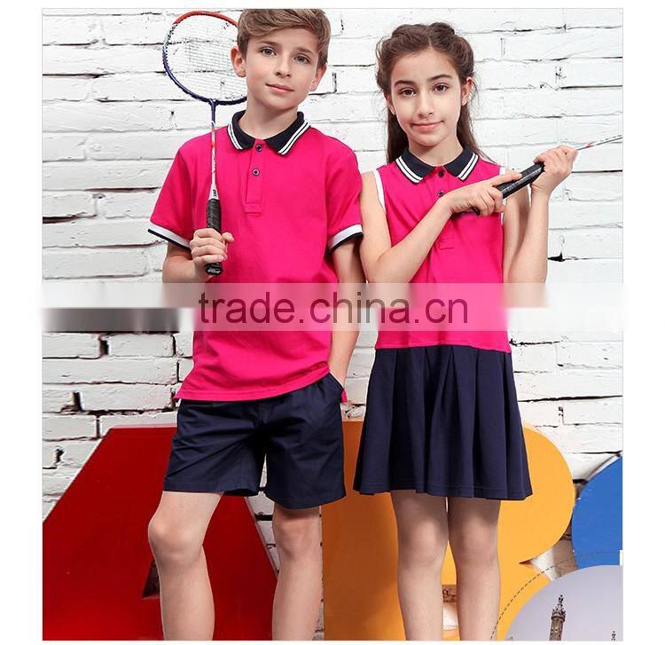 New Design Cotton Polo Shirt For Students Wear