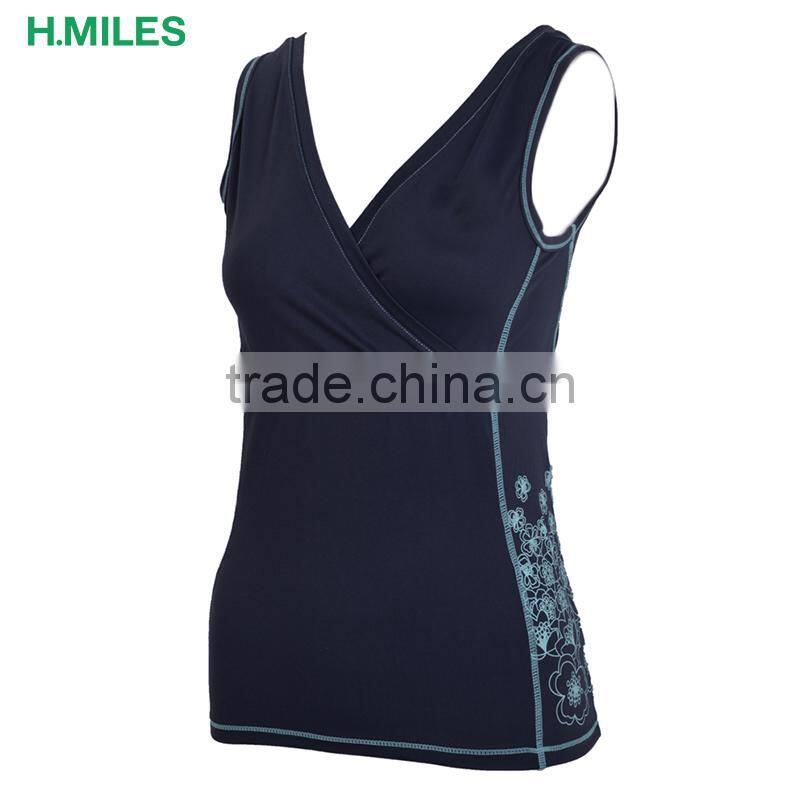 Wholesale fashionable ladies athletic gym sexy women running singlet