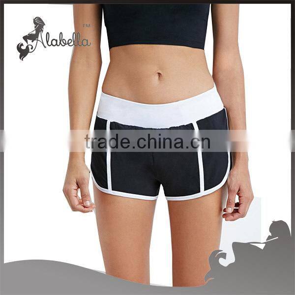 Colorblock Woven Running Shorts of fitness&yoga wear shorts