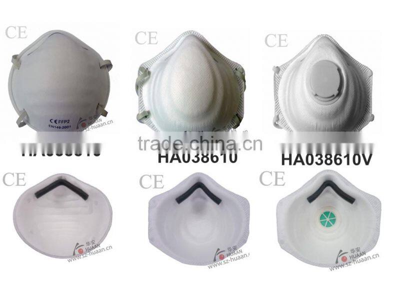 CE FFP2 FFP3 disposable non woven half face mask