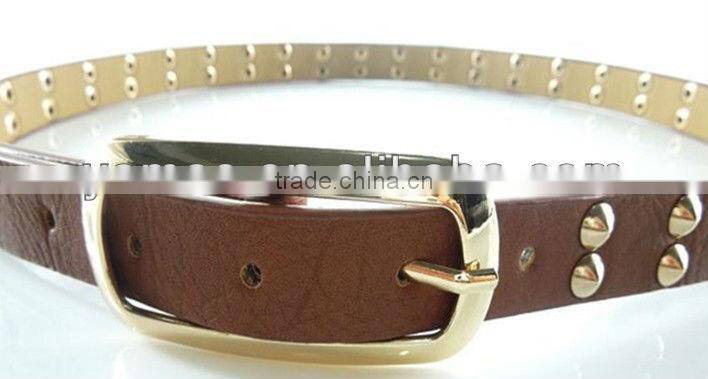 ladies' newest metal rivet belt