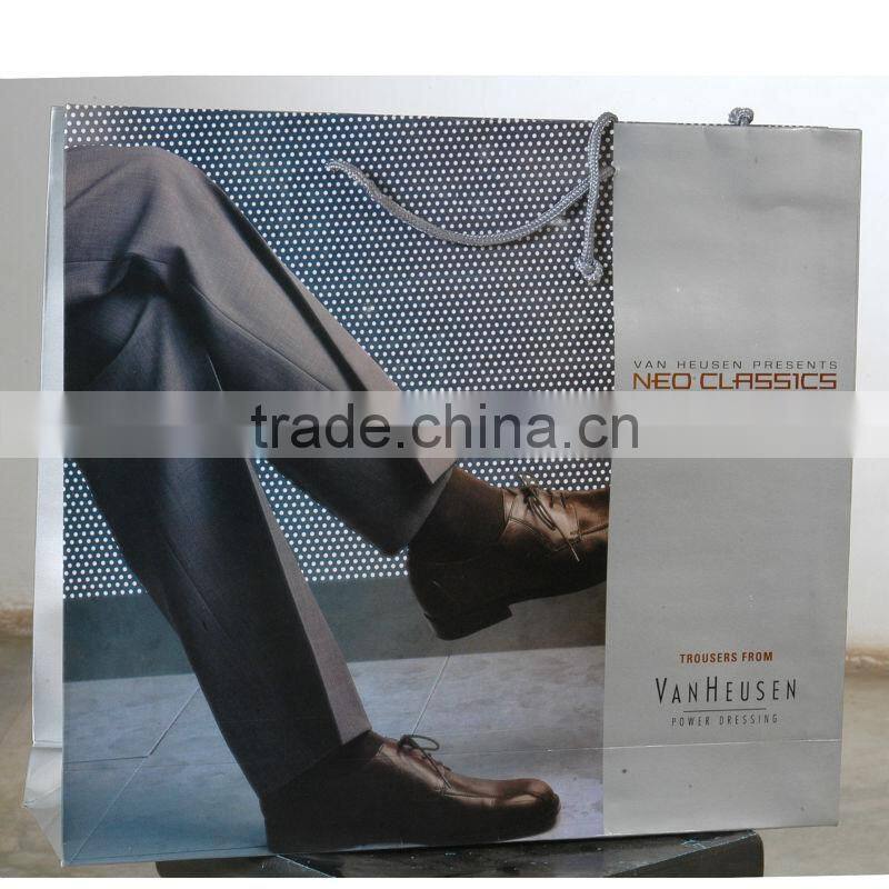 Luxury Paper Shopping Bag with Digital Print