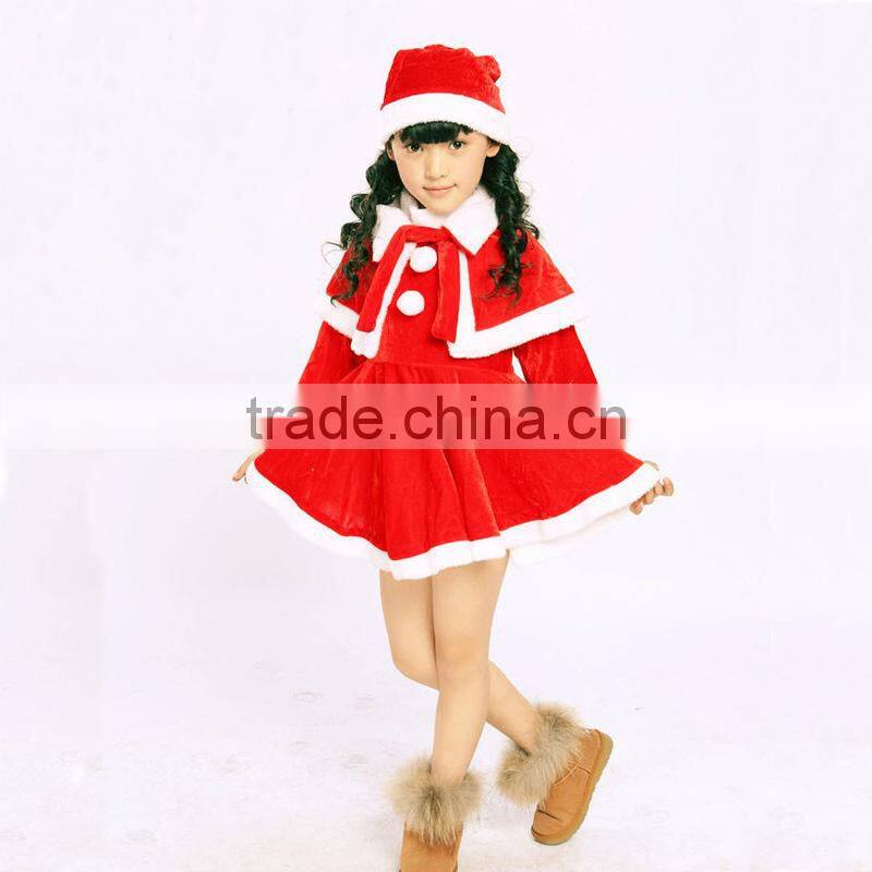 child christmas outfit clothing sets,cute little girls Christmas set 3 pieces set kids performance wear clothing
