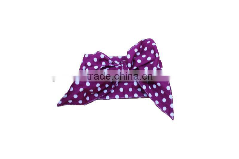 Cute girl hair accessories little princess pom pom bowknot headband hot sale