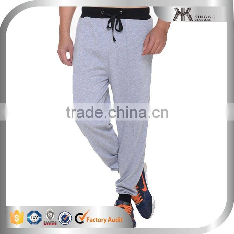 Men Casual Design Jogging Solid Color Plain Design Pants