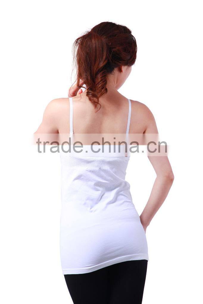 V collar polyamide and spandex women yoga camisole women vest