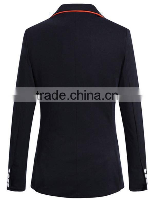 1 pc turn down collar bussiness new design long sleeve solid 4 colors for choice mens blazer jacket