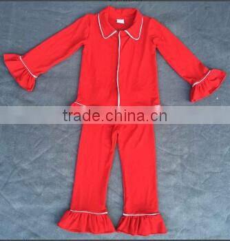 christmas unisex children clothing sets wholesale kids Christmas pajamas with moose printed