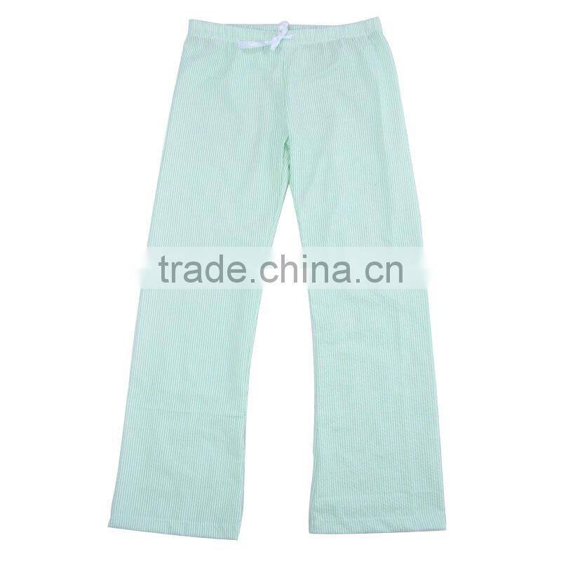 New style personalised monogrammed seersucker Pajamas Pants