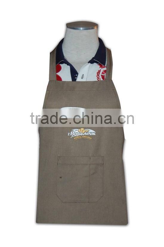 Wholesale Promotional Factory Price customized Polyester Mixed cheap custom embroidered aprons