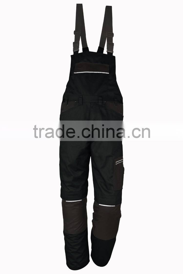 Hot sale economic polycotton trousers men's work overalls bib top pants