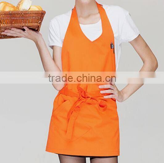 Blank cheap wholesale aprons with pocket garden apron