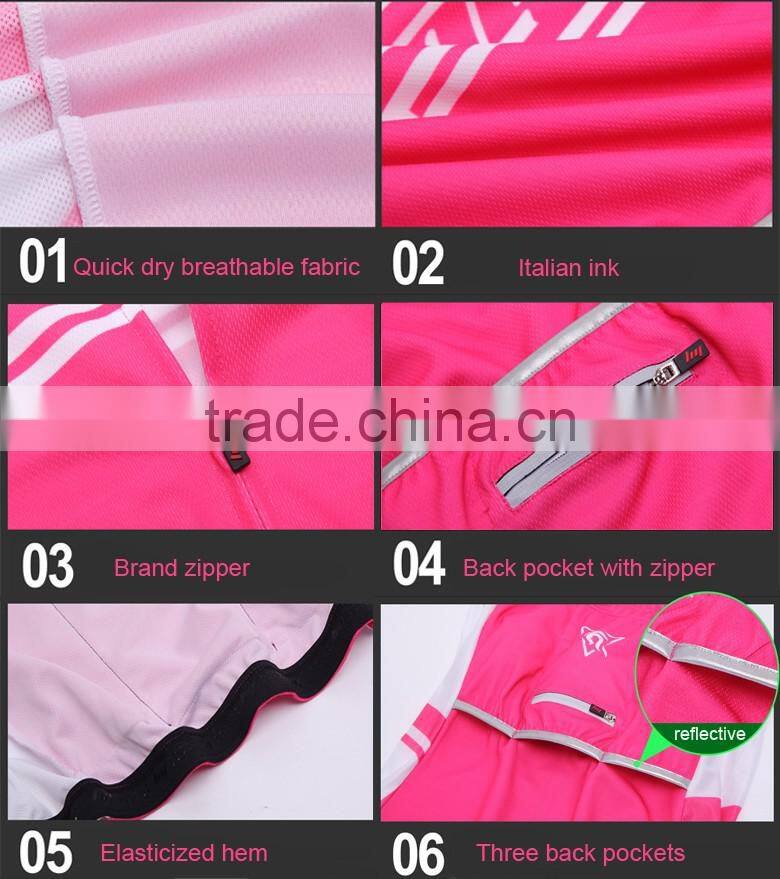 2016 summer new model womens long sleeve cycling jerseys tops,breathable cycling jackets with uv resistance