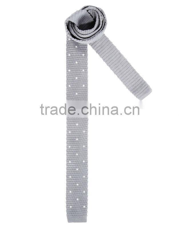 straight end knit tie