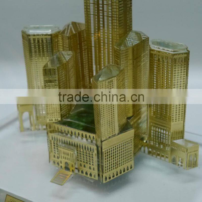 Famous Crystal Makkah Royal Clock Building For Souvenir gift
