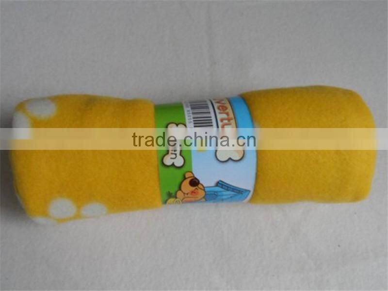 Shaoxing factory Animals Paws Dog Blanket Polar Fleece