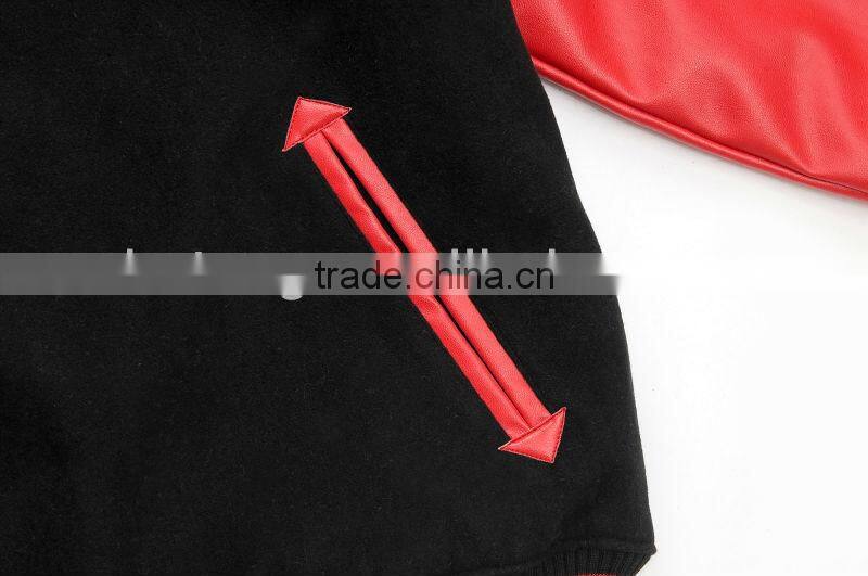 man wool varsity winter jacket coat
