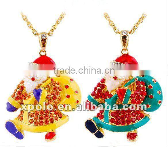 Fashion Sack Elderly Long Section Necklace Christmas Jewelry From Yiwu