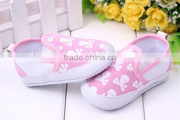 printed skeleton pattern infant shoes