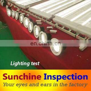 professional quality inspection of LED lighting in Fuzhou