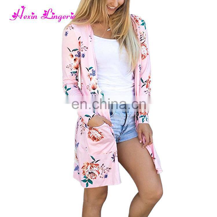 Big Stock Casual Coverup Coat wholesale ladies kimono ladies cardigan
