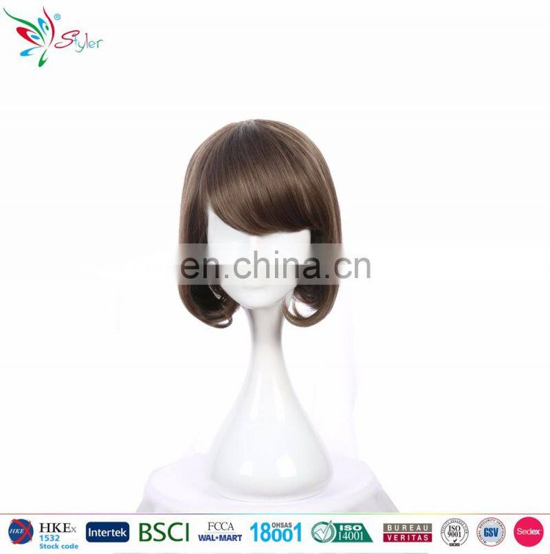 Styler Brand cheap good quality oem wig black short canada cosplay wigs