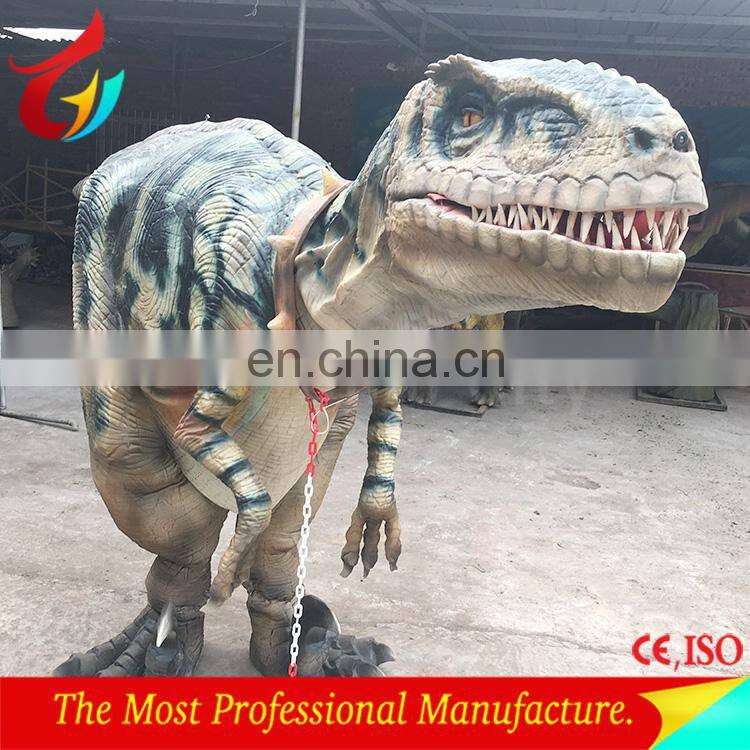 High quality vivid costume dinosaur for playground
