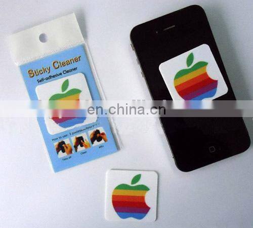 adhesive microfiber sticky screen cleaner
