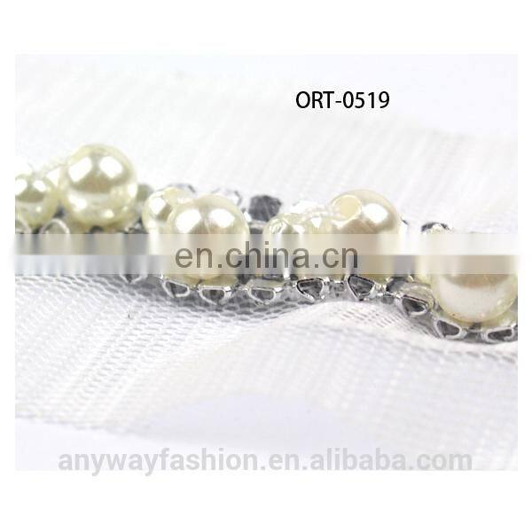 fashion sew on sequin ribbon trim