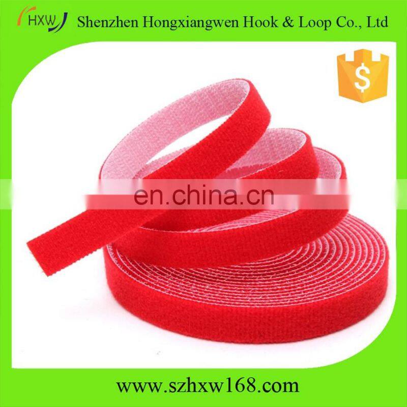 New design back to back tape elastic band with hook and loop