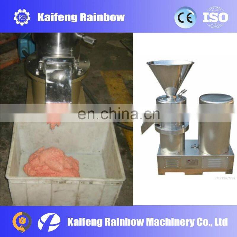 China supplier cattle bone into paste making machine/pig bone cutter machine