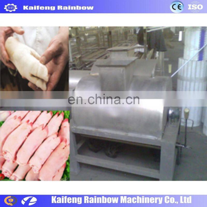 Stainless Steel Factory Price Sheep Feet Dehairer Machine Cow cattle sheep goat head feet dehairing machine