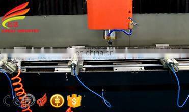 high speed 3 axis drilling holes cylinder head milling machine for aluminum window and door 2500 length