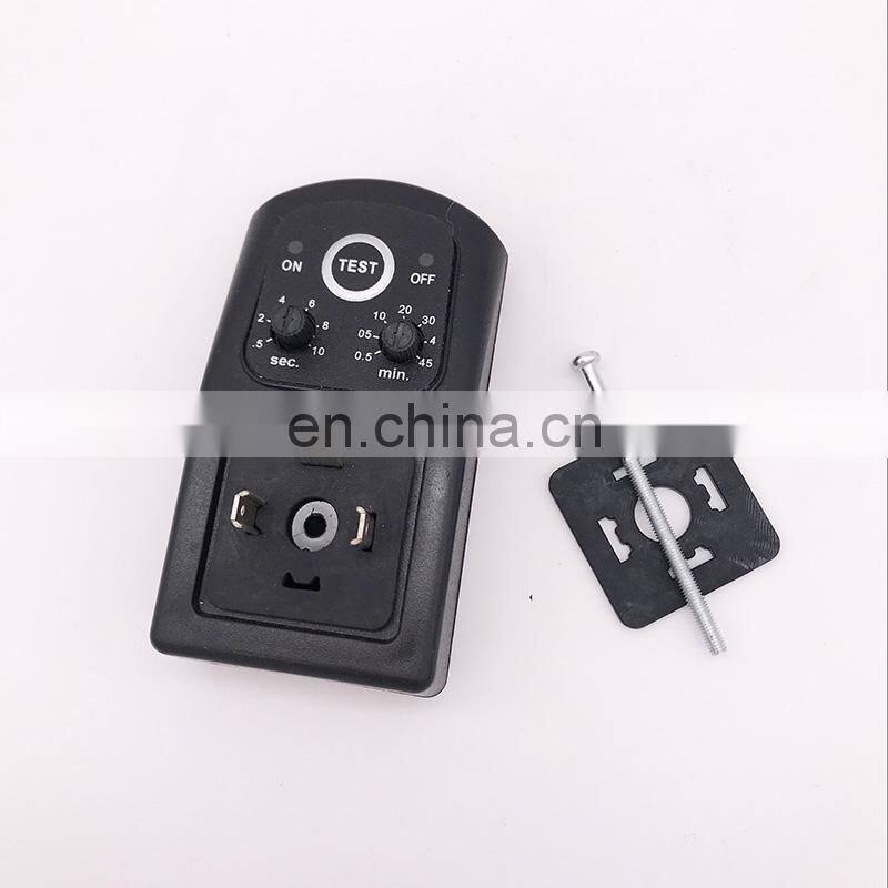 24VDC 220V AC High Quality Electric Drain Timer connector for solenoid valve automatic drain water controller DIN43650A