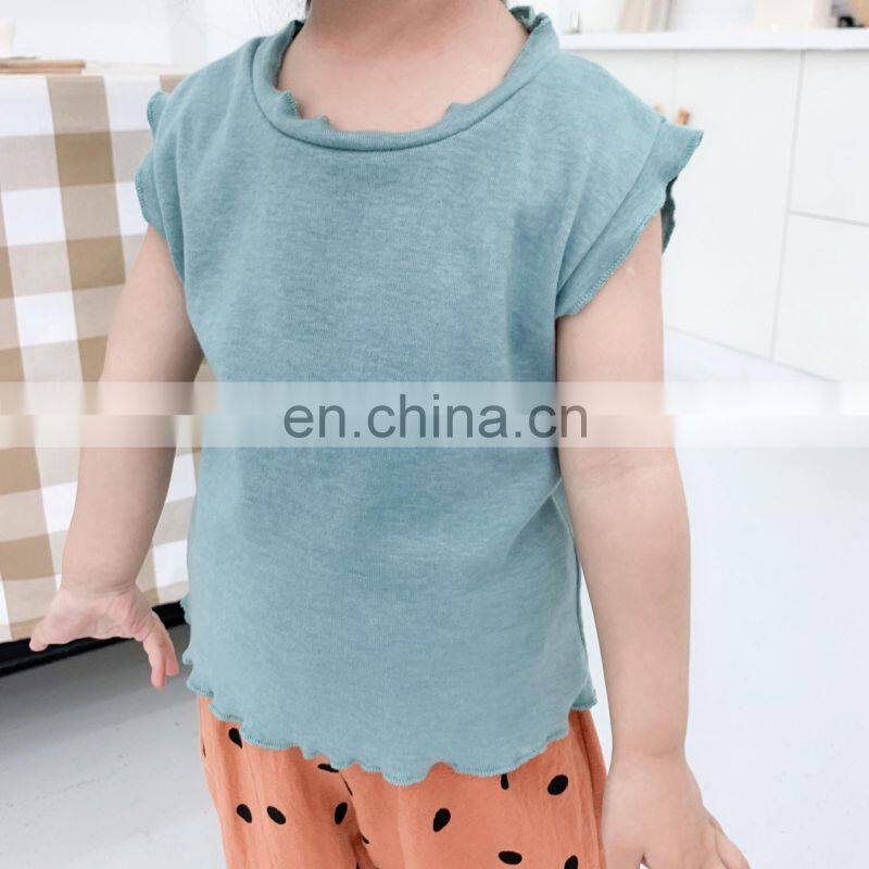 All Fabrics can choose for Round neck lace Tshirt be Welcome 2020