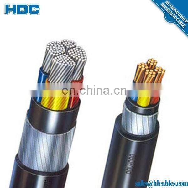 standard 5x16mm2 8mm pvc power cable sizes