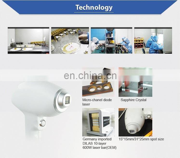 2020 Top-seller Portable 808 Diode Laser Permanent Hair Removal Machine