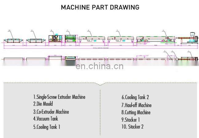 PE PP PPR PVC Plastic Corrugated/ Pipe Extrusion Making Machine / Production Line for sale
