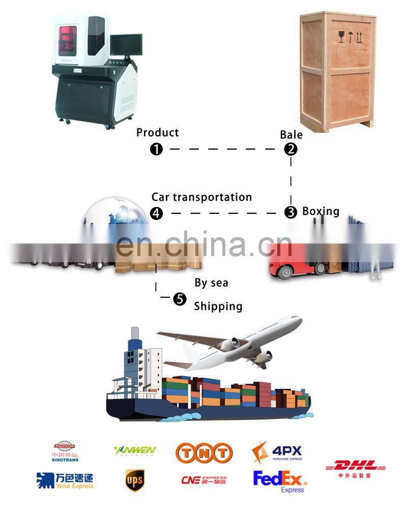 3 Years Warranty 20W 30W 50W 100W Enclosed Fiber Laser Marking And Printing Machine